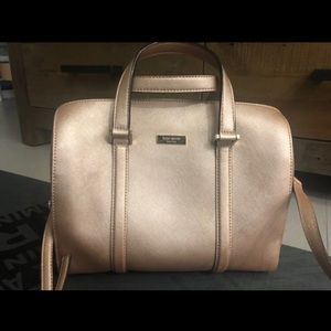 Kate Spade handbag (rose gold)